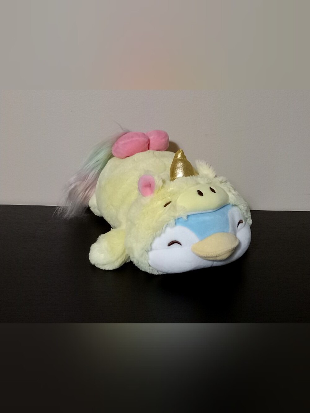 Miniso Mini Family PenPen Penguin Unicorn Costume Plush Toy Stuffed Animal 11"